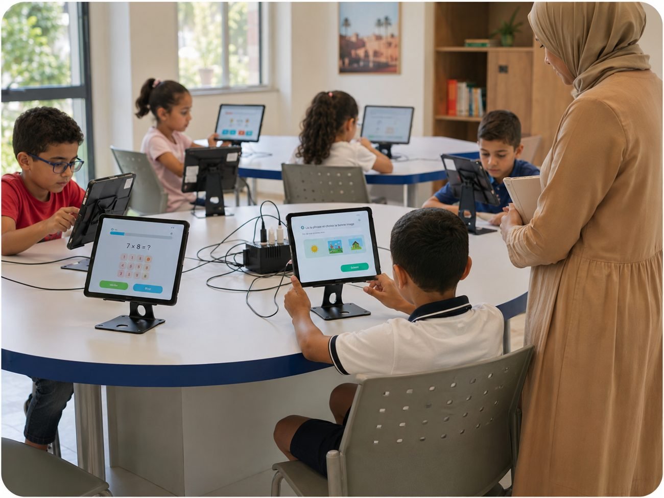 Classe de primaire CNED à Marrakech